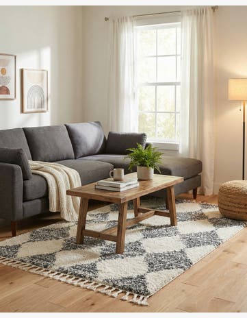 5' 3 x 8' Serenity Shag Rug