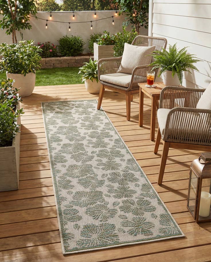 Detail image of 2' 7 x 12' Easy-Clean Baja Indoor / Outdoor Runner Rug