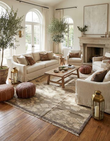 9' 3 x 12' 3 Hand Knotted Moroccan Wool Rug
