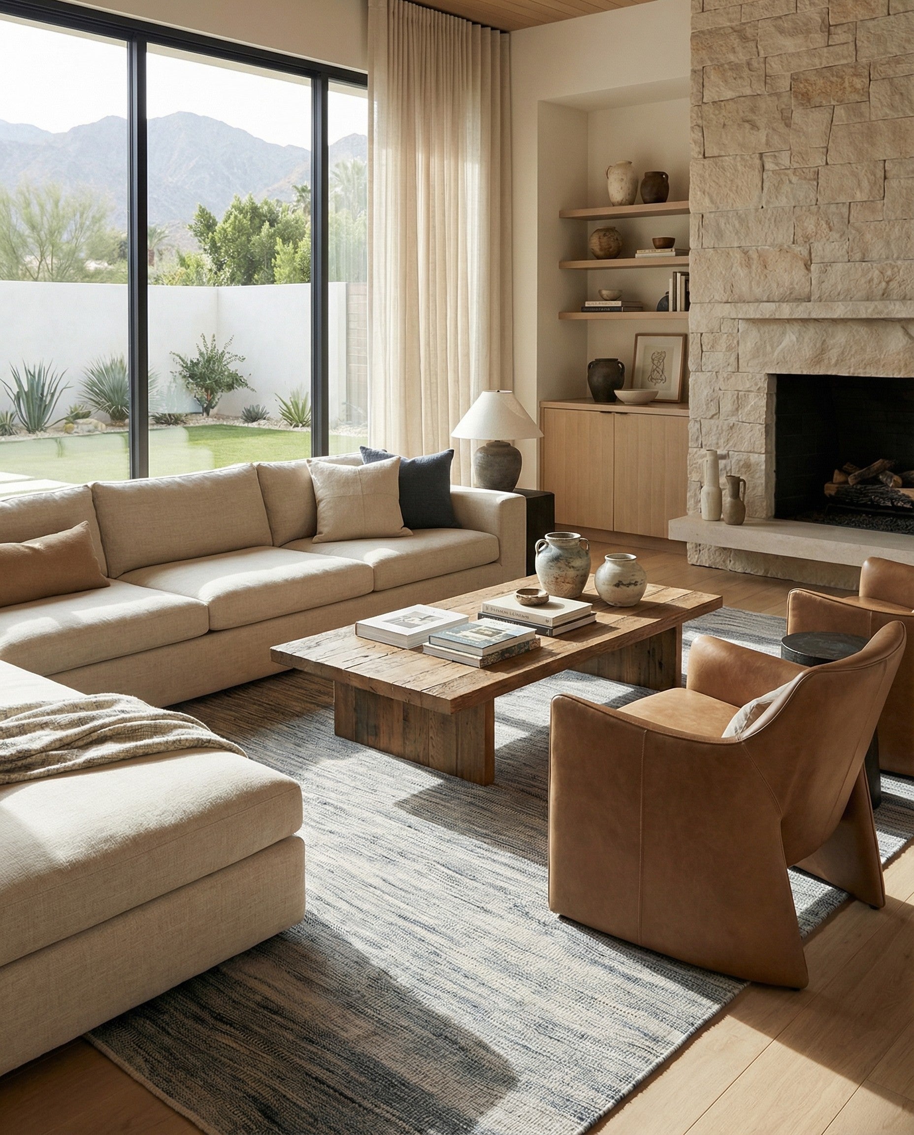  6' 7 x 9' 8  Hand Woven Kilim Modern Wool Rug