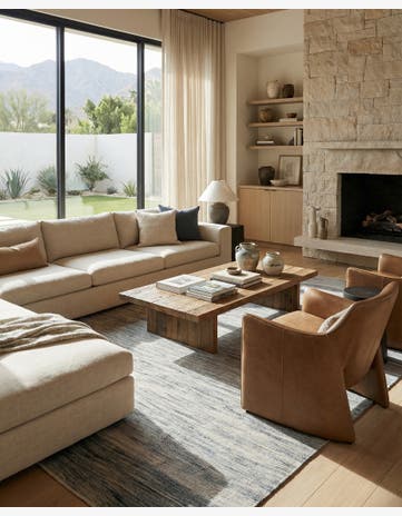 6' 7 x 9' 8 Hand Woven Kilim Modern Wool Rug