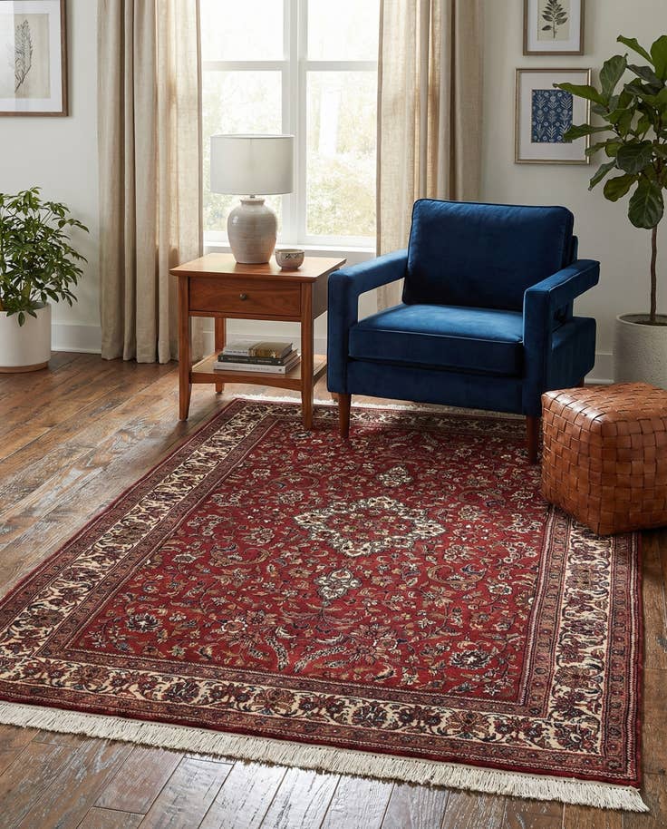 Detail image of 4' 4 x 6' 8 Bidjar Wool Rug