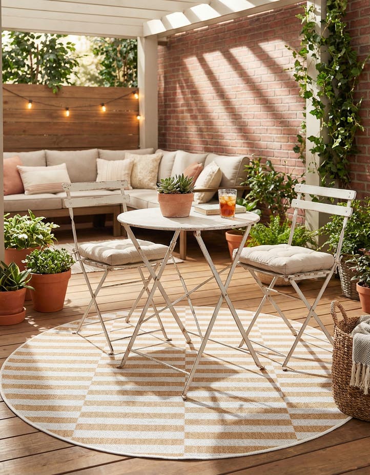 4' x 4' Easy-Clean Ribbon Indoor / Outdoor...