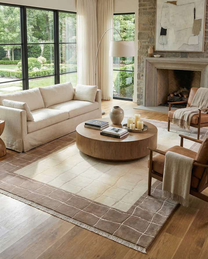 6' 5 x 9' 10 Hand Knotted Darya Wool Rug