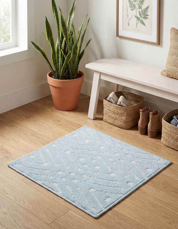 Detail image of 1' 8 x 1' 8  Washable Sabrina Soto Ella Indoor / Outdoor Sample Rug