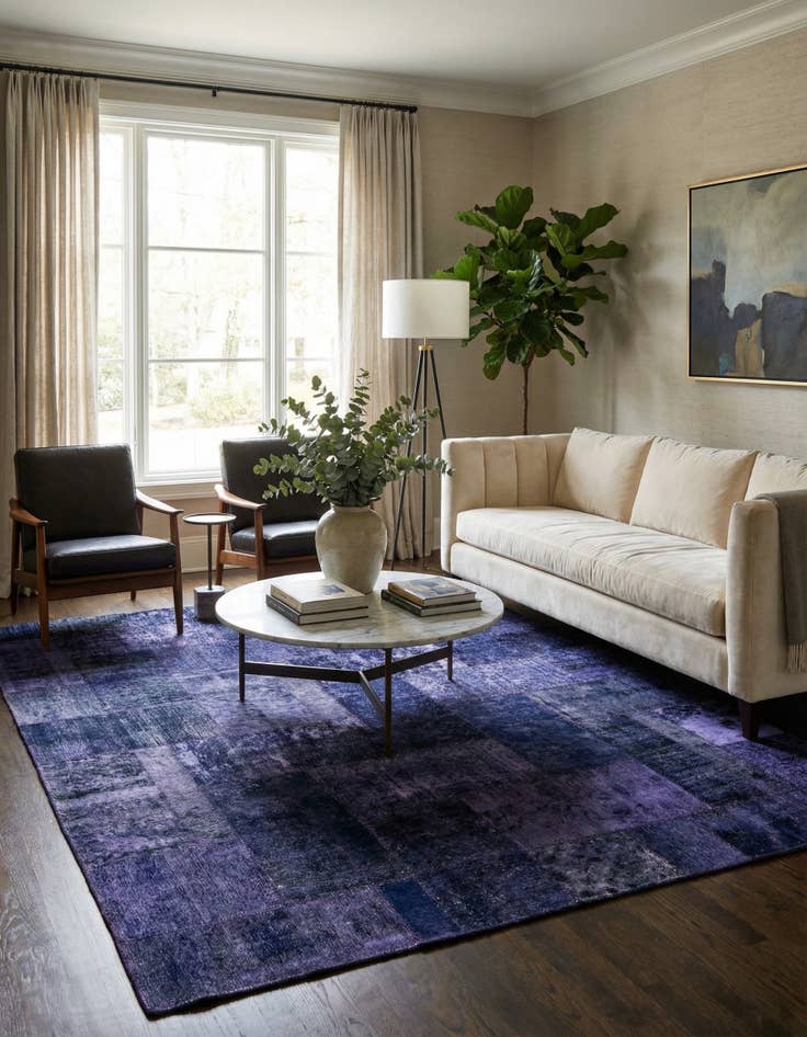 Detail image of 8' 3 x 9' 10  Hand Knotted Ultra Vintage Persian Wool Rug