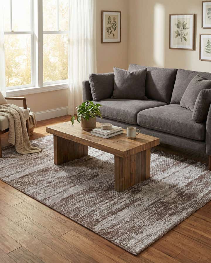 5' 3 x 8' Easy-Clean Modern Indoor / Outdoor Rug