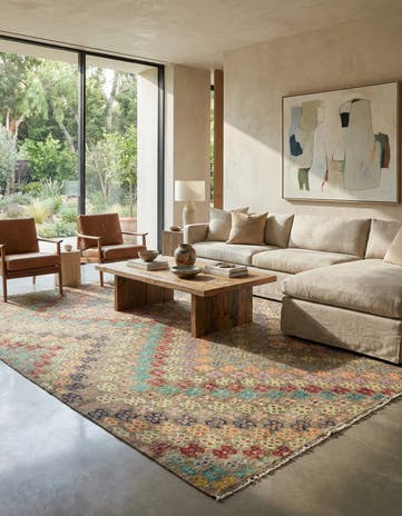 10' 4 x 13' Hand Woven Kilim Modern Wool Rug
