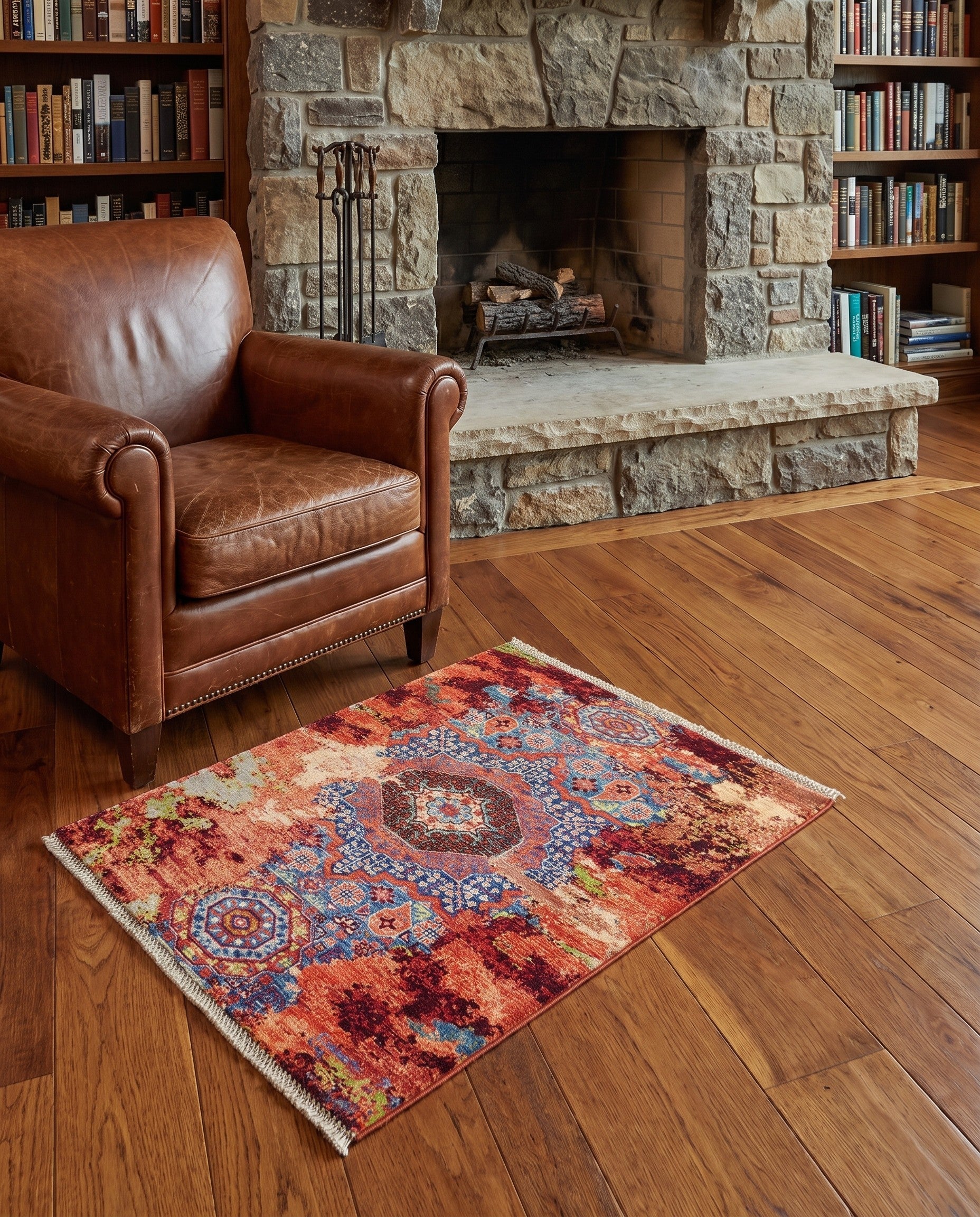2' 10 x 4' Hand Knotted Mamluk Ziegler Rug