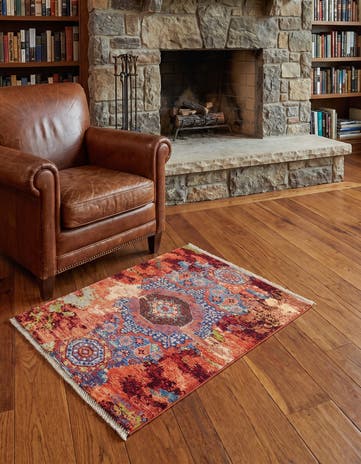 2' 10 x 4' Hand Knotted Mamluk Ziegler Rug