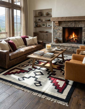 8' 7 x 12' Hand Knotted Darya Wool Rug