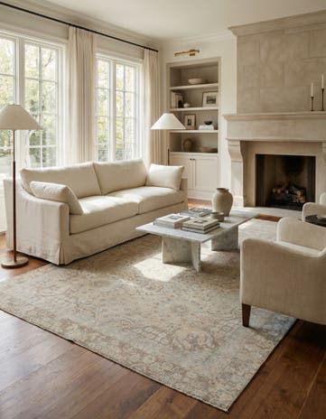 7' 8 x 11' 10 Hand Knotted Ultra Vintage Persian Wool Rug