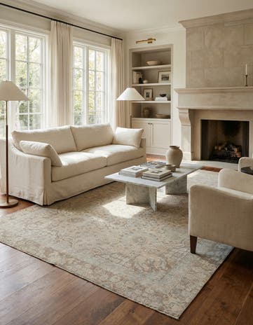 7' 8 x 11' 10 Hand Knotted Ultra Vintage Persian Wool Rug