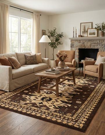 9' x 12' Heris Rug