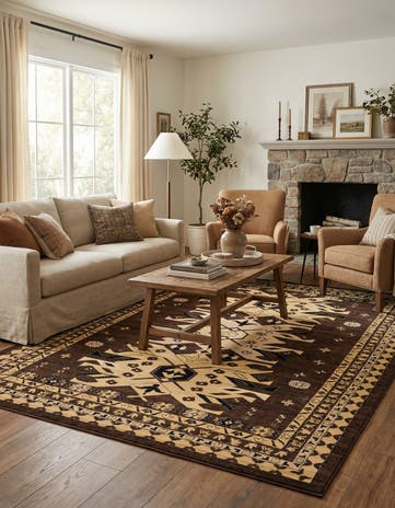 9' x 12' Heris Rug