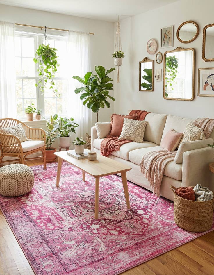 Detail image of  6' 7 x 9' Medina Rug