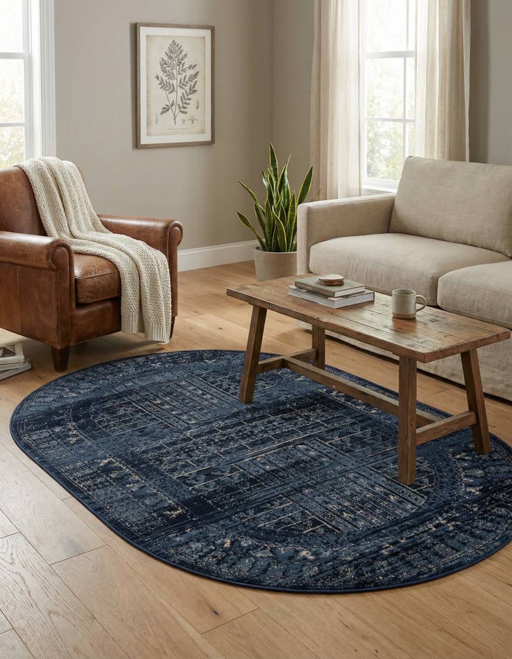 Detail image of 3' 3 x 5' 3 Georgetown Oval Rug