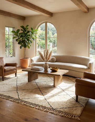 7' 1 x 9' 8 Berber Rug