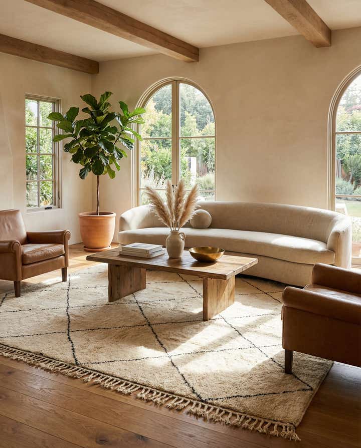 7' 1 x 9' 8 Berber Rug