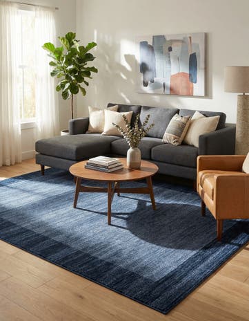Navy Blue Angelica Rug