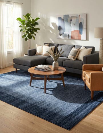 Navy Blue Angelica Rug