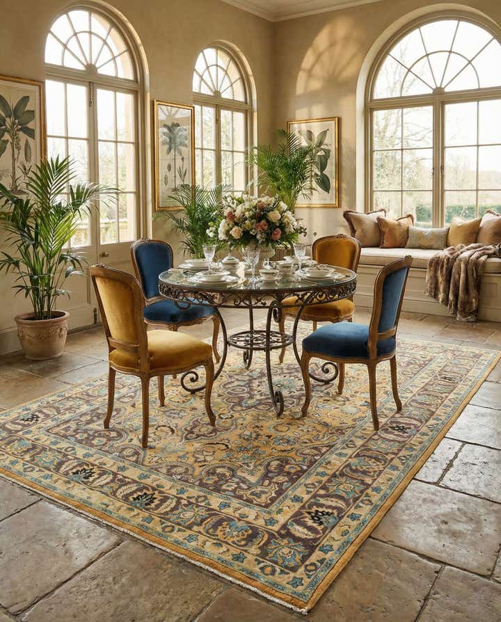 6' 4 x 9' 6 Vintage Royal Rug