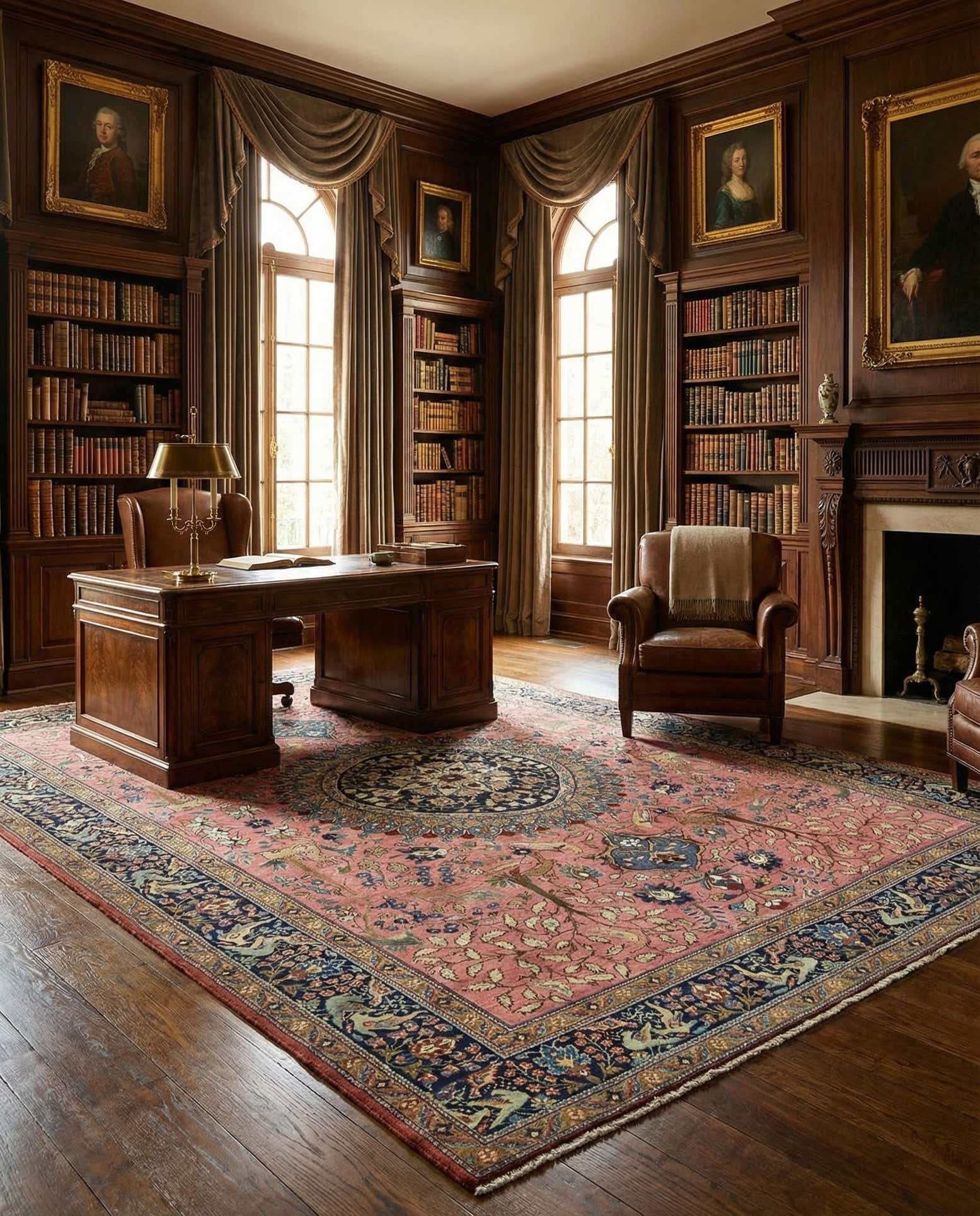 9' 5 x 12' 8 Hand Knotted Liliyan Persian Wool Rug