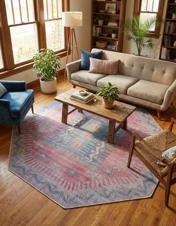 Washable Sisu Octagon Rug