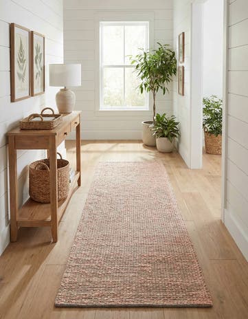 2' 7 x 10' Hand Woven Seaside Pearl Jute Runner Rug