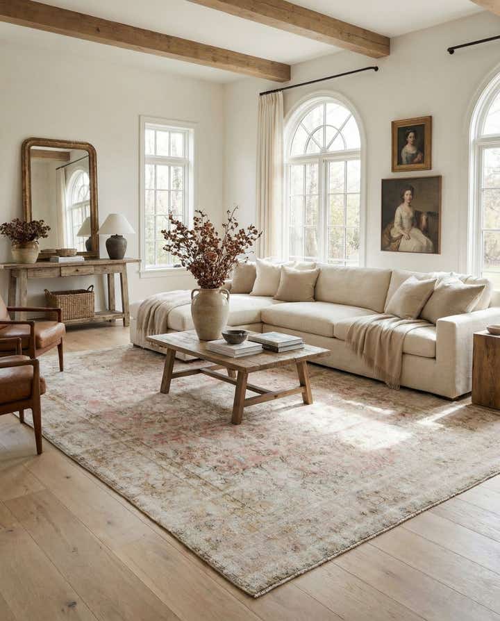 9' 7 x 12' 8 Hand Knotted Ultra Vintage Persian Wool Rug