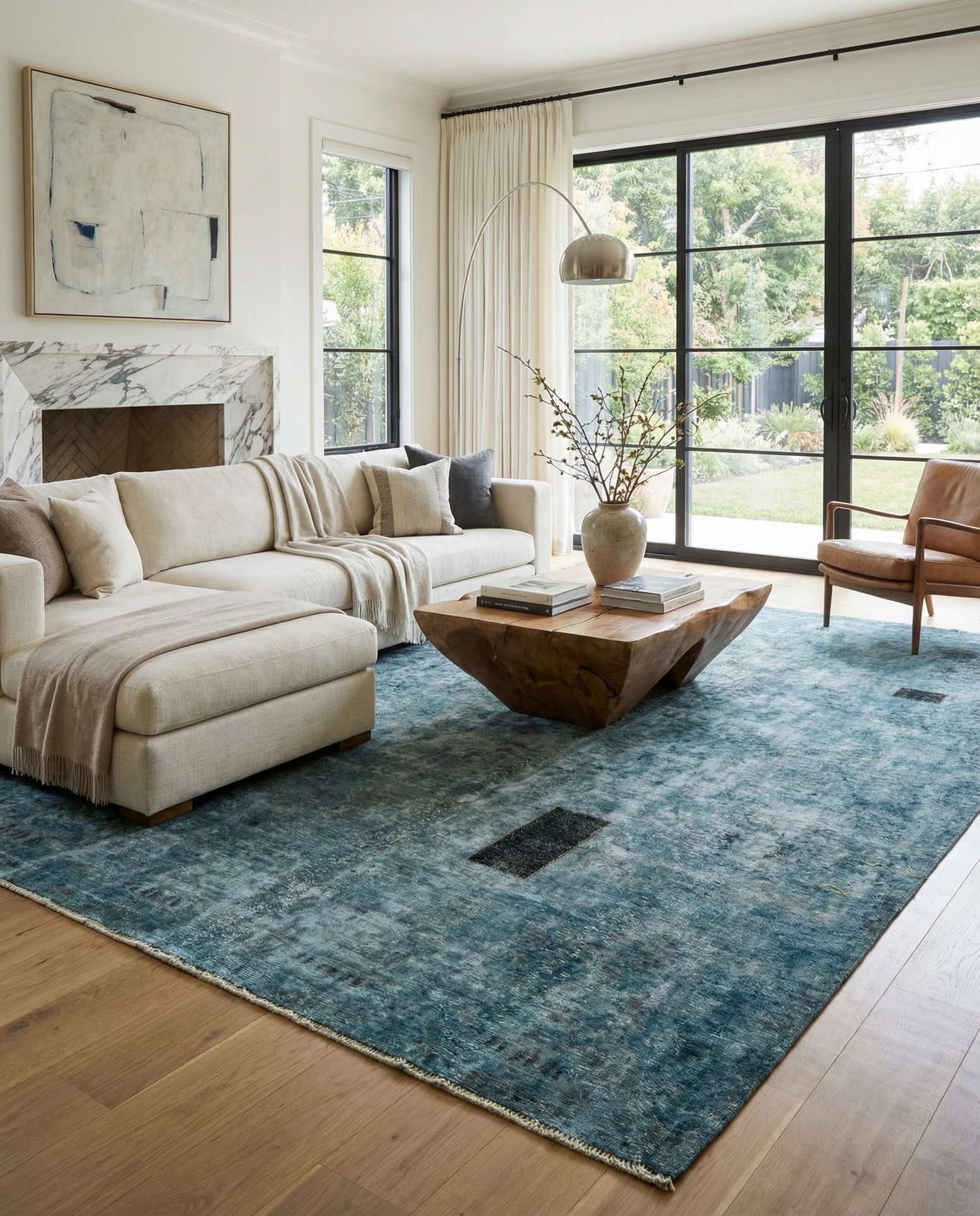 9' 4 x 11' 6 Hand Knotted Ultra Vintage Persian Wool Rug