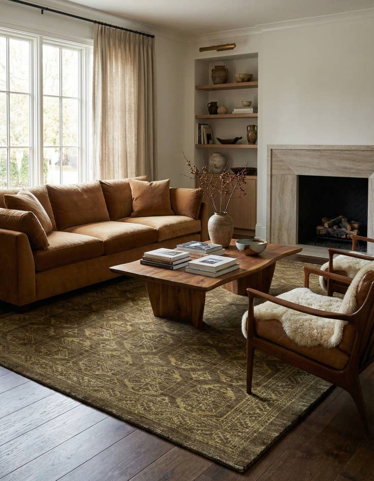 Detail image of 5' 7 x 7' 10 Juma Wool Rug