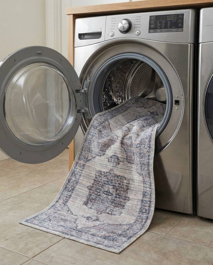 Detail image of 2' 7 x 13' Washable Mangata Runner Rug