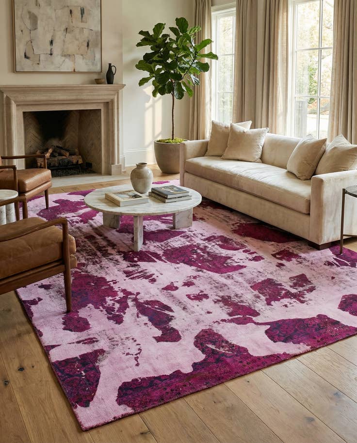 Detail image of 8' 6 x 12' 2 Hand Knotted Ultra Vintage Persian Wool Rug