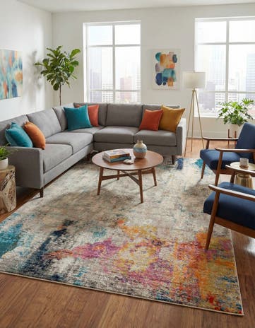 10' 6 x 16' 5 Washable Theia Rug