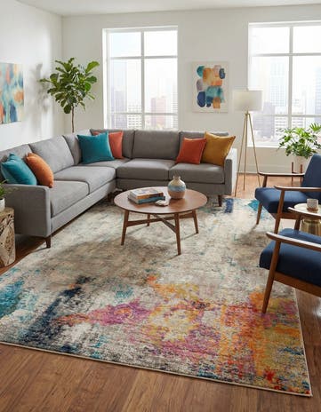 10' 6 x 16' 5 Washable Theia Rug