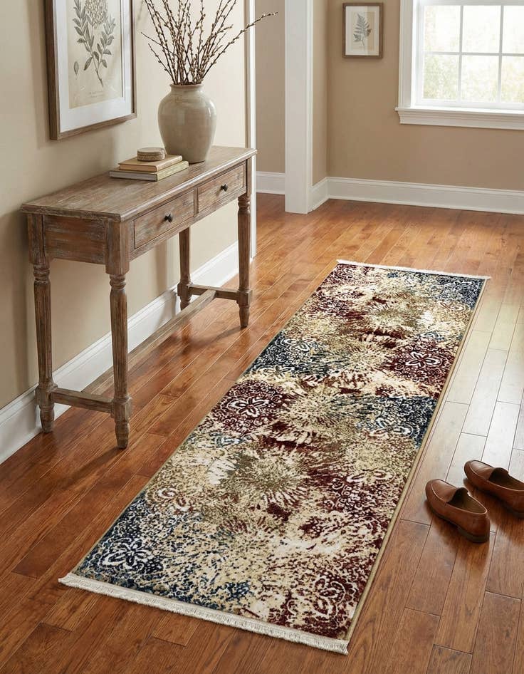 Detail image of 2' x 6' Nain Design Runner Rug