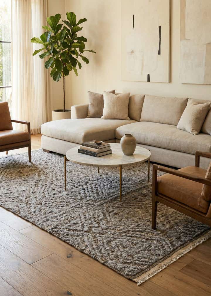 7' 7 x 10' 9 Hand Knotted Darya Wool Rug