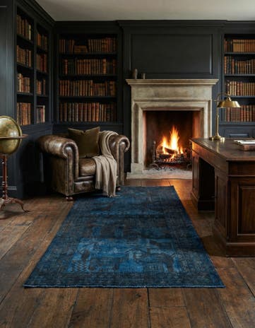 3' 6 x 6' 8 Hand Knotted Ultra Vintage Persian Wool Rug