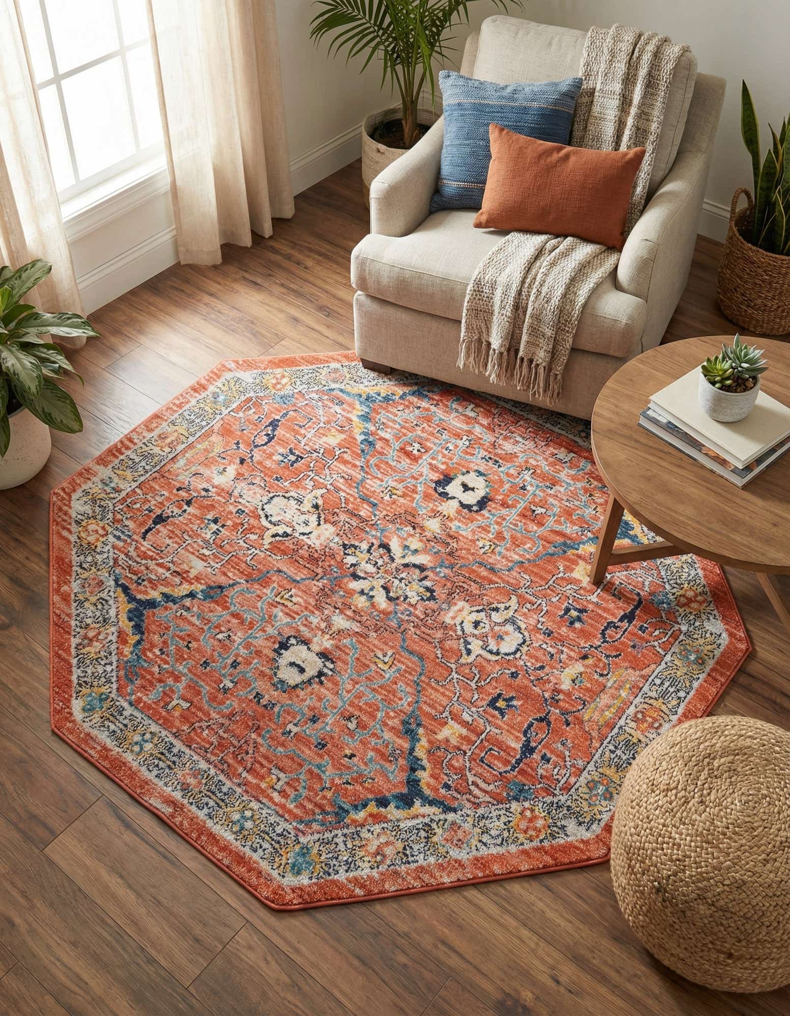 Primary image 5' x 5' Lola Octagon Rug