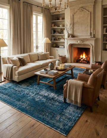 9' 4 x 12' 5 Hand Knotted Ultra Vintage Persian Wool Rug