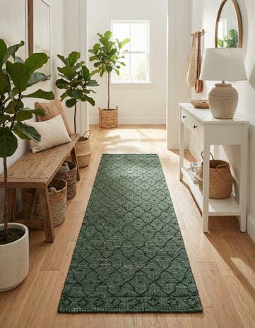 2' 7 x 12' Hand Woven Larsa Jute Runner Rug