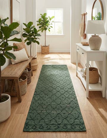 2' 7 x 12' Hand Woven Larsa Jute Runner Rug