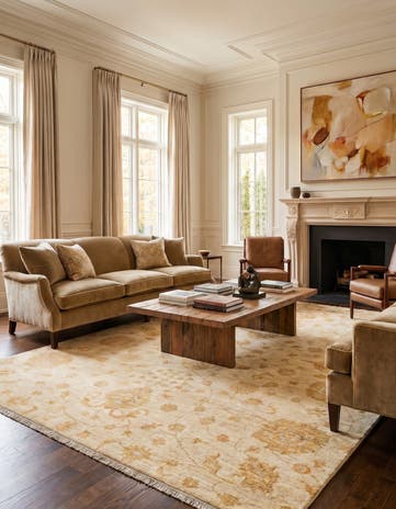 5' 11 x 7' 10 Ziegler Wool Rug
