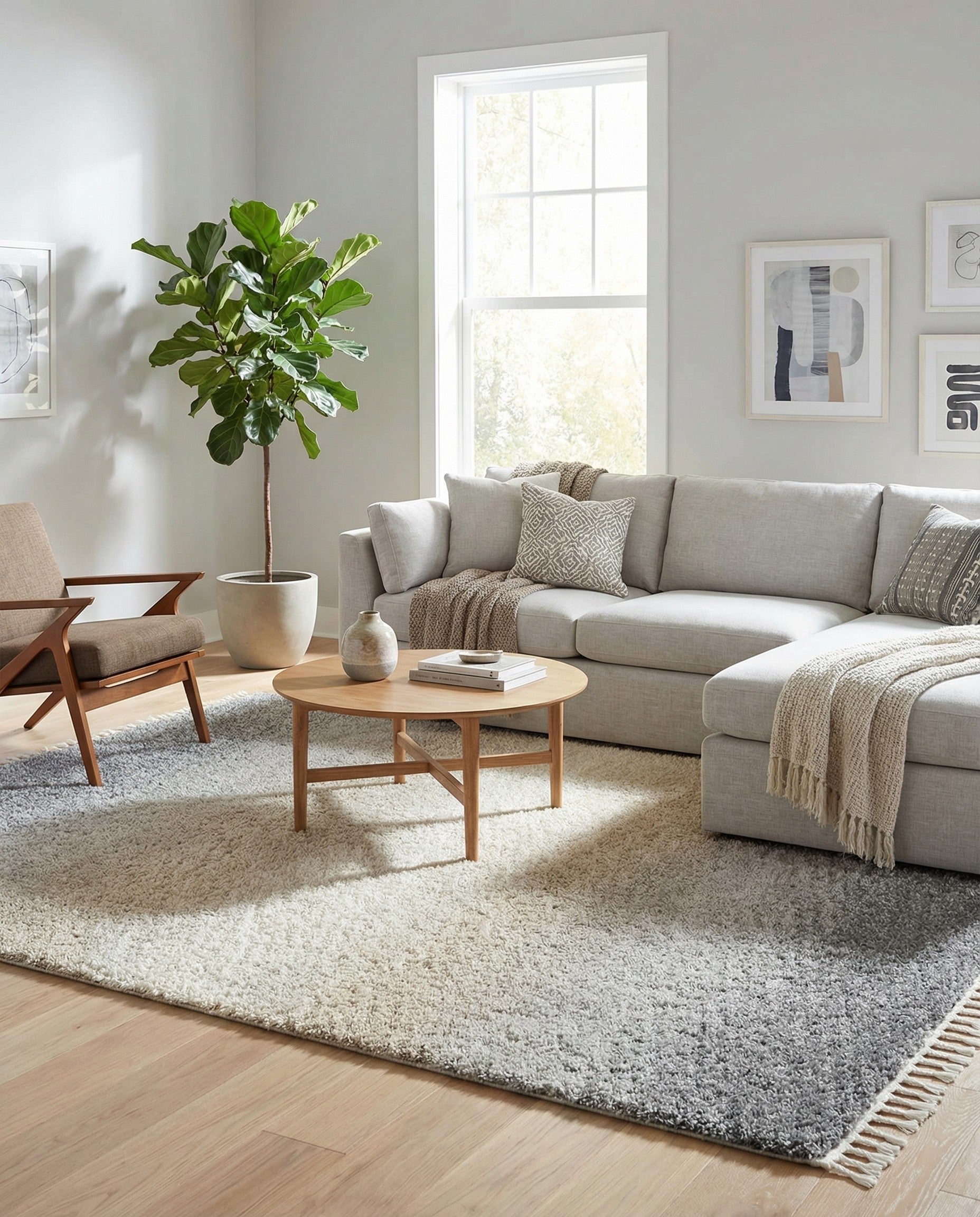 9' x 12' 2 Lagom Shag Rug