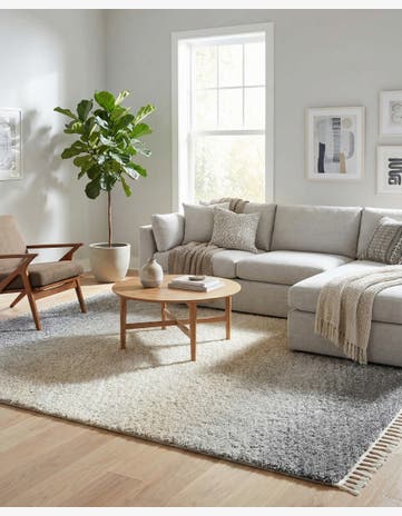 Gray Athena Shag Rug