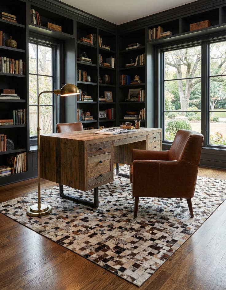 Detail image of  5' x 8' Cowhide Rug