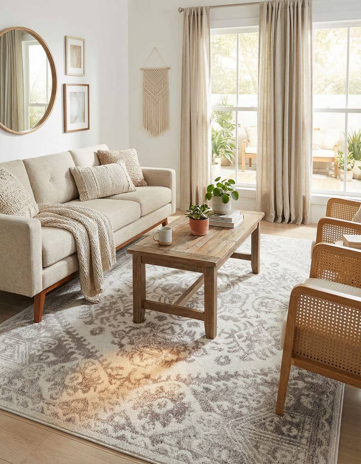 Detail image of 4' x 6' Oxford Rug