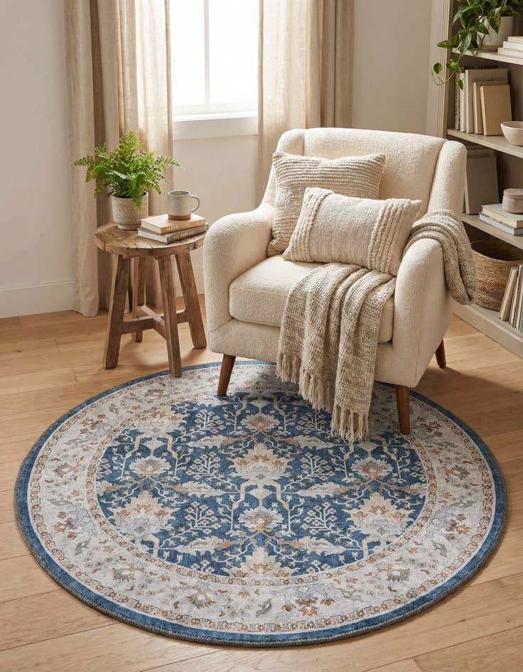 Detail image of 3' 6 x 3' 6 Timeless Round Rug