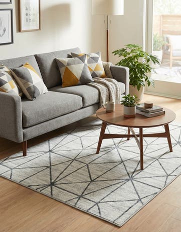 4' x 6' Lattice Trellis Rug